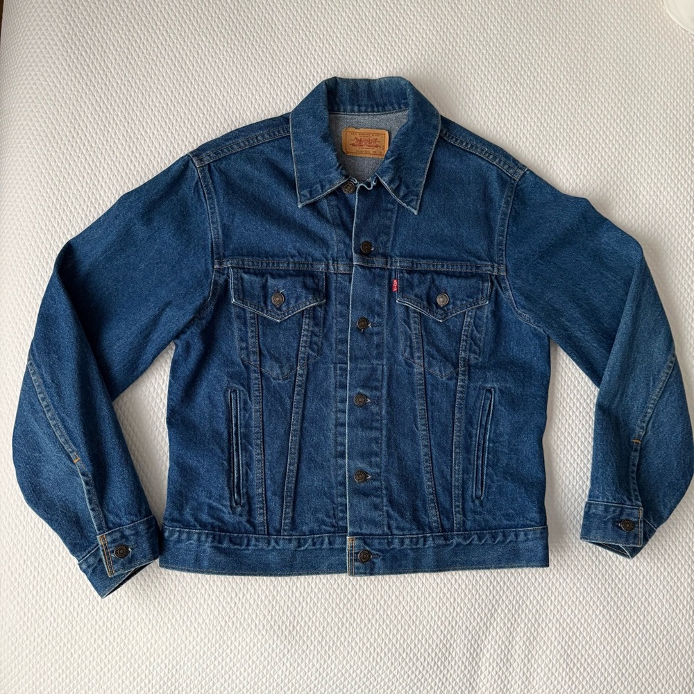 Vintage 1992‎ Levi’s 70506-0216 Denim Trucker Jacket Made in Canada Size 42